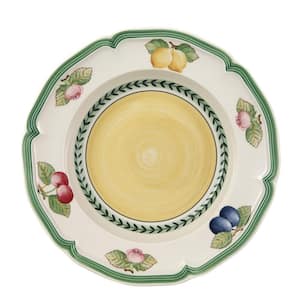 French Garden Fleurence 9 fl oz Multi-Colored Porcelain Individual Rim Soup Bowl