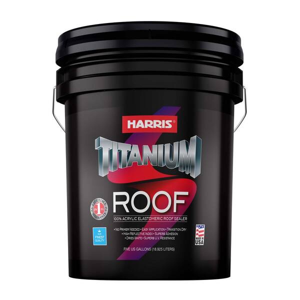 Harris Titanium ROOF Sealer 5G 39154 The Home Depot