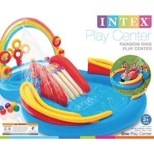 10 ft. L x 6 ft. W x 4 ft. H with 10 in. Depth Inflatable Pool