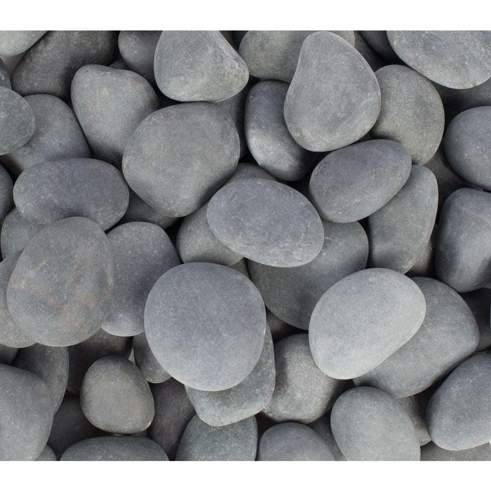 Wholesale Garden Landscaping Unpolished River Pebble Stone Black River Rocks  Stone and Small Stones Sale from China 