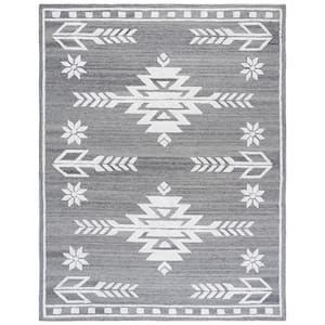 Aztec Solid Rugs SAFAVIEH Soho 8 ft. x 10 ft. Ivory Aztec Geometric Area Rug SOH659A-8 ...