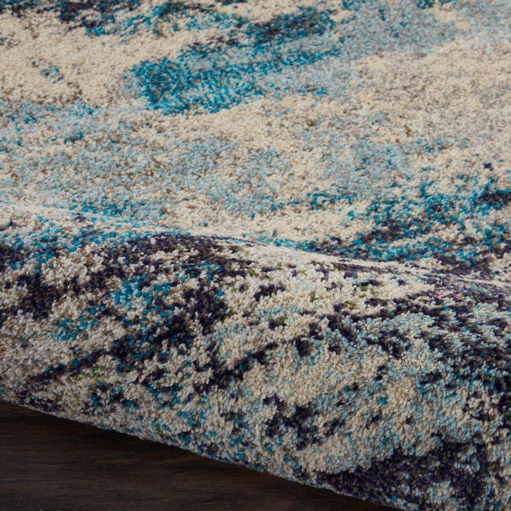 Celestial Sealife Multicolor 9 ft. x 12 ft. Abstract Modern Area Rug - thumbnail 7