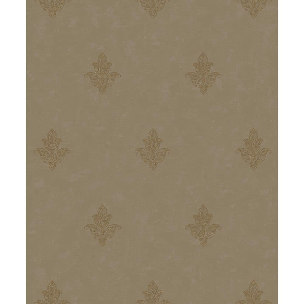Emporium Collection Gold Mehndi Motif Embossed Metallic Finish Non-Pasted N