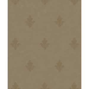 Emporium Collection Gold Mehndi Motif Embossed Metallic Finish Non-Pasted Non-Woven Paper Wallpaper Roll