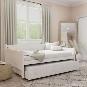 Staci White Full Daybed with Trundle