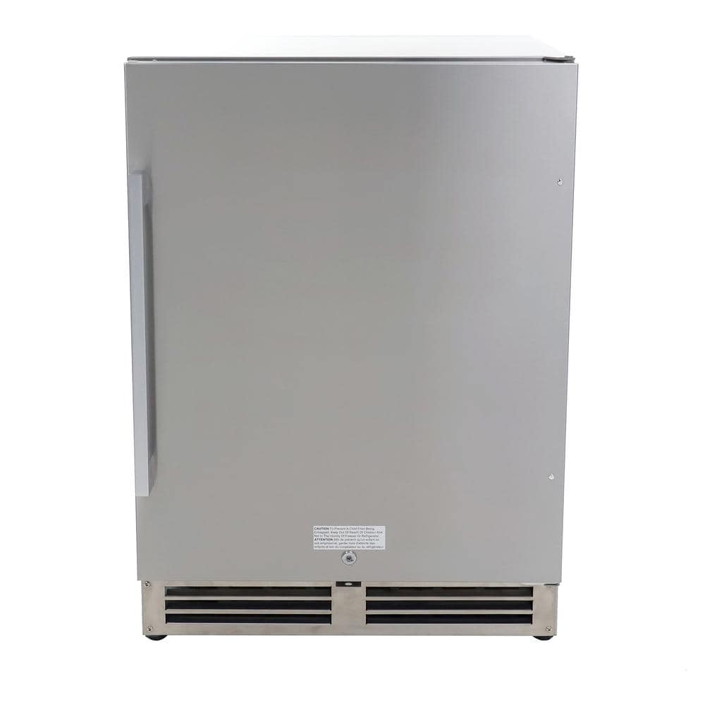 Avanti 5.4 cu. ft. Built-In Outdoor Refrigerator in Stainless Steel, Silver