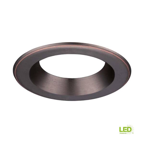 Bronze Recessed Can Light Led Trim Ring, 6 Inch Recessed Lighting Trim Rings