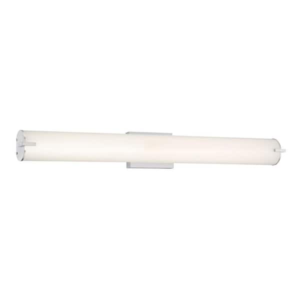 Westinghouse Ashwin 36 in. 1-Light Brushed Nickel Dimmable LED Vanity Light Bar with Selectable Color Temperature