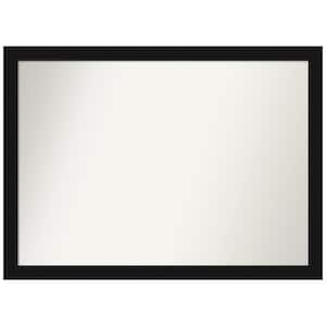 Avon Black 41 in. W x 30 in. H Non-Beveled Bathroom Wall Mirror in Black