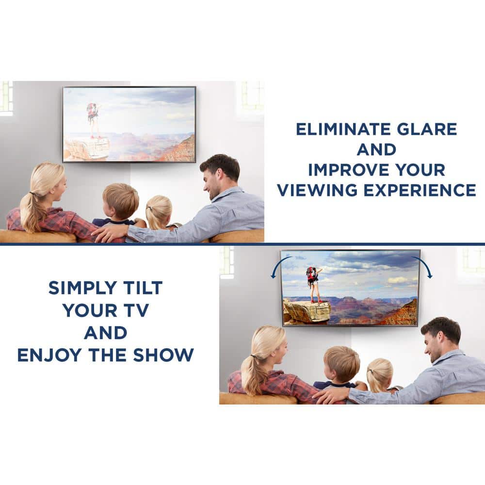 CornerFlex Full-Motion Dual Arm TV Wall Mount Bracket, 32"-55", 66 lbs Capacity