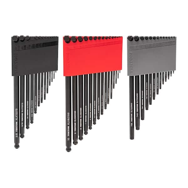 TEKTON Ball End Hex and Star L- Key Set with Holder, 41-Piece (0.050-3/8 in. 1.3-10 mm, T6-T50)