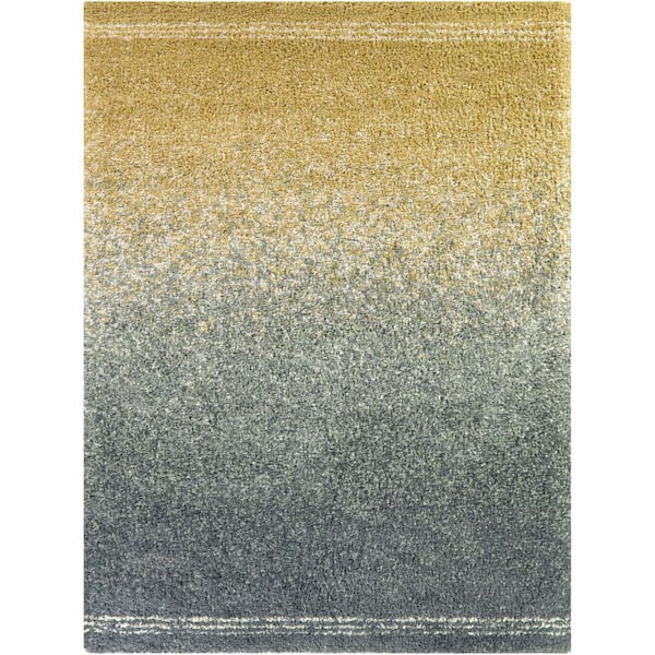 Cybele Grey 7 ft. 10 in. x 10 ft. Gradient Area Rug