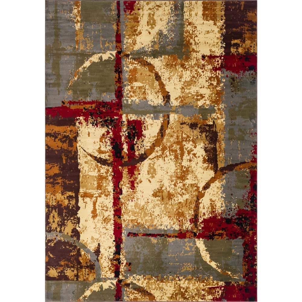 Unique Loom Barista Catuai Multi 10' 0 x 14' 1 Area Rug 3147742 The