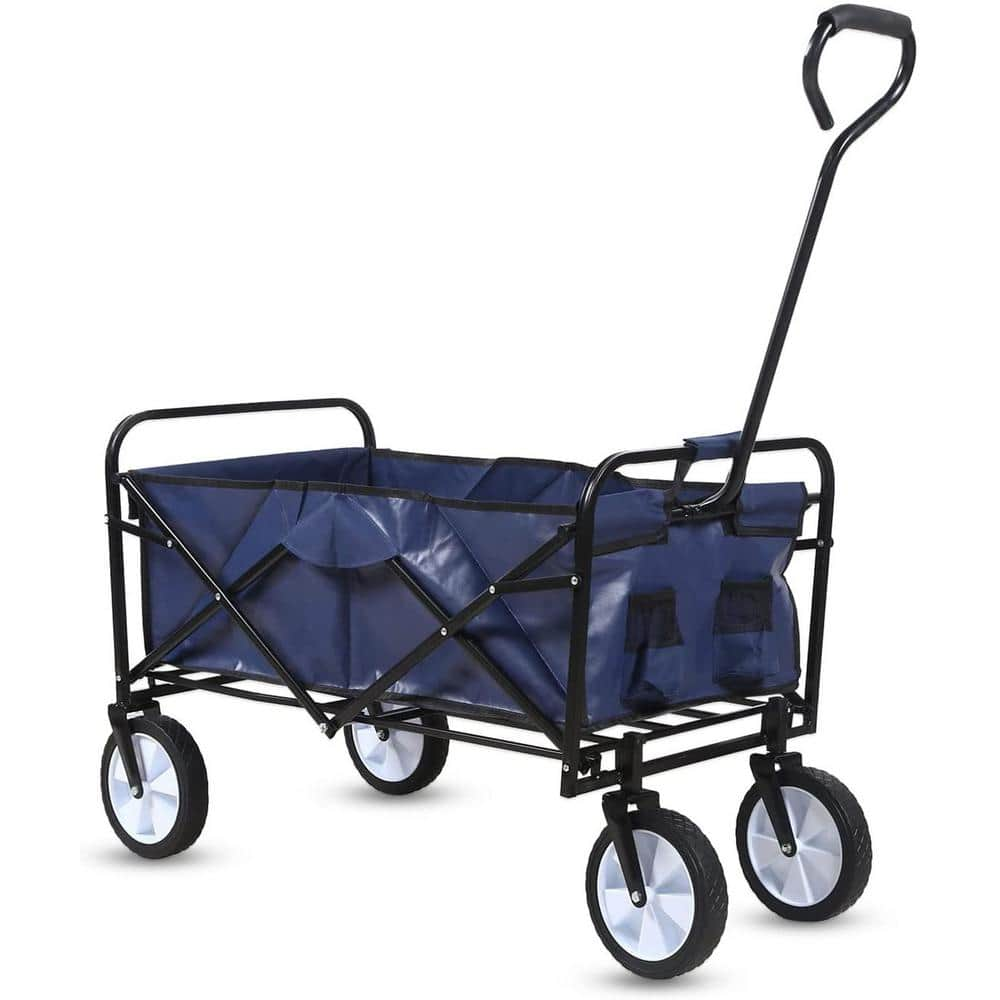 Miscool 5 cu.ft. Oxford Fabric Steel Frame Wagon Heavy-Duty Folding ...