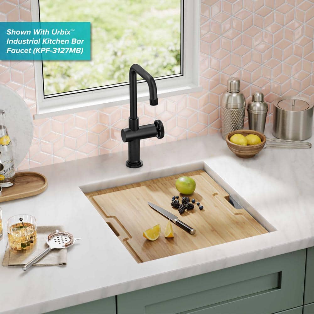 Kore 19-Inch Stainless Steel Drop-In Farmhouse Kitchen Sink