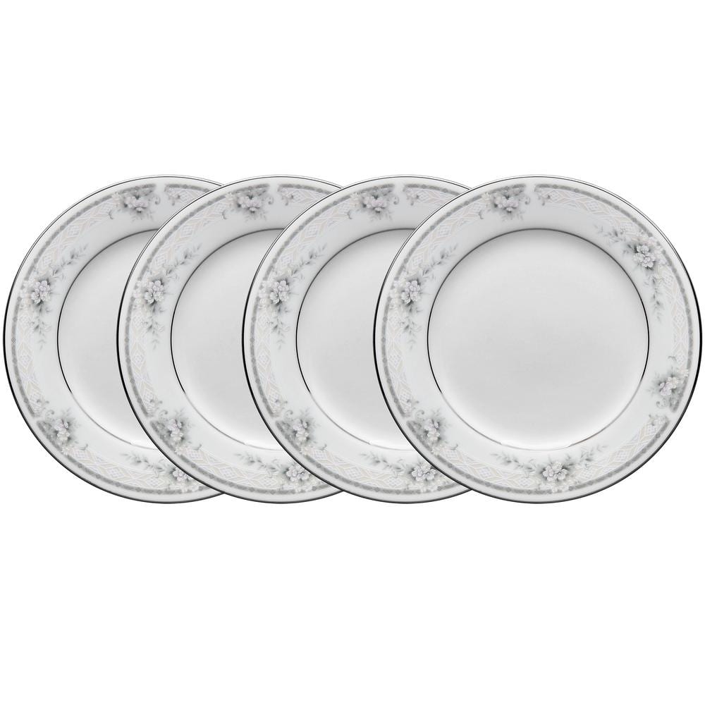 Sweet Leilani 6.25 in. (White) Porcelain Bread and Butter Plates, (Set of 4) price history on PriceWatchPro