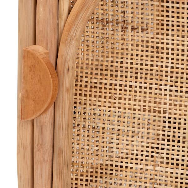 bali & pari Keita Natural Rattan Nightstand 244-13671-HD - The
