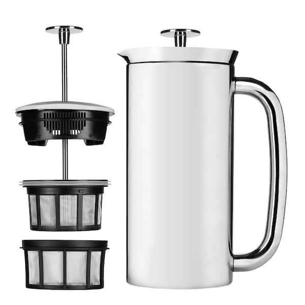 ESPRO 32-oz French Press Coffee Maker, Polished Silver
