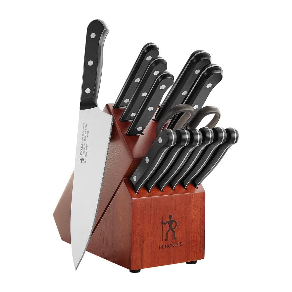 New Miracle Blade Knife Block with 4 Knives