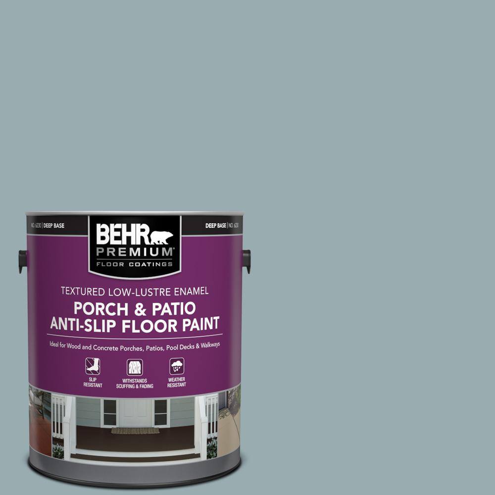 1 gal. #BXC-28 Bucolic Blue Textured Low-Lustre Enamel Interior/Exterior Porch and Patio Anti-Slip Floor Paint price history on PriceWatchPro