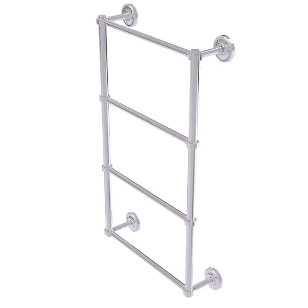 Allied Brass Prestige Regal 30 Inch Wall Mounted 4 Tier Ladder Towel Bar in Polished Chrome