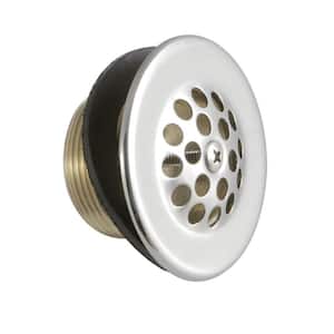 Made To Match Drain Strainer Tub Strainer Drain in Polished Nickel without Overflow