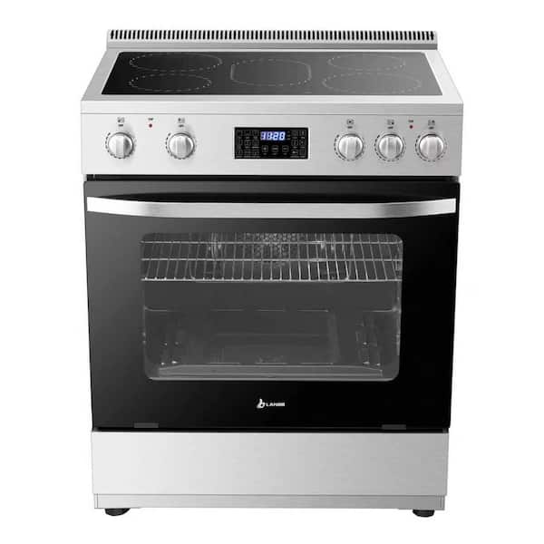 30 in. 5-Element Freestanding Electric Range with Air Fry, Rotisserie and Oven Convection