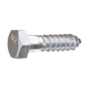 1/2 in. x 2 in. Hex Zinc Plated Lag Screw (25-Pack)