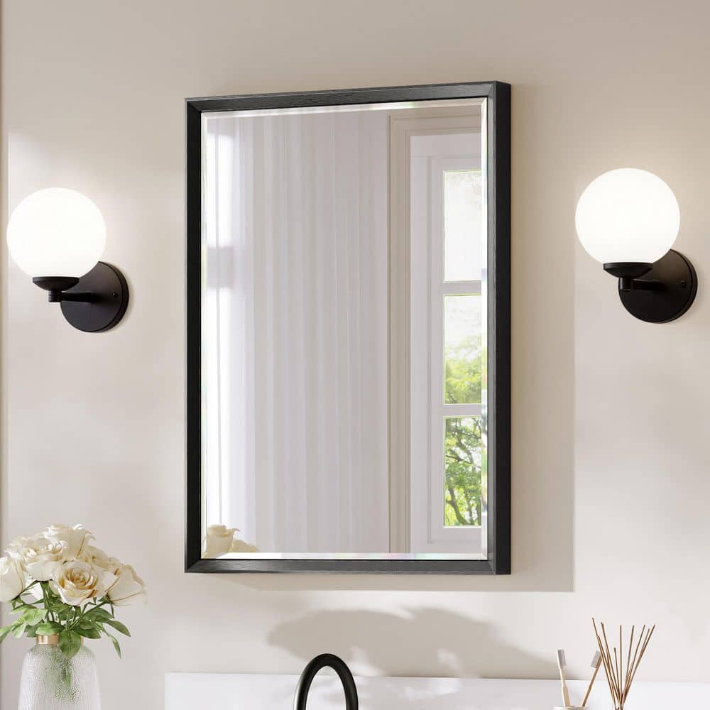 Bonosuki Modern 22 in. H x 30 in. W Aluminum Double Beveled Frame