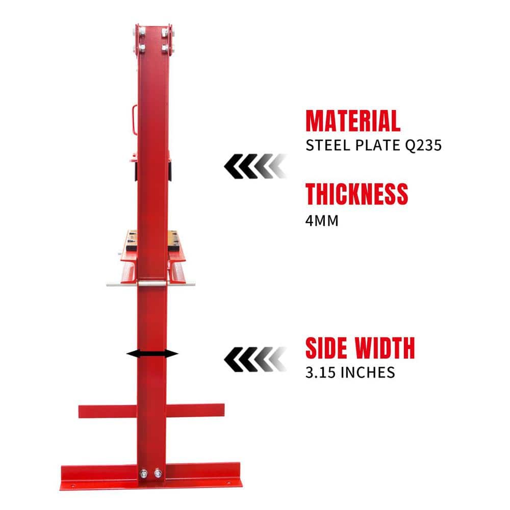 Big Red 12 Ton Heavy Duty Steel Hydraulic Shop Press