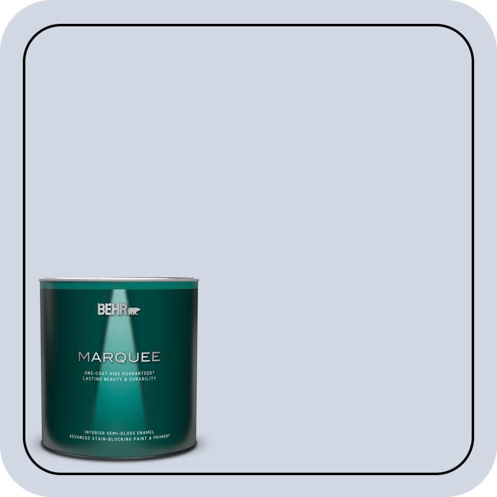1 qt. #600E-2 Harbor Mist Semi-Gloss Enamel Interior Paint & Primer product image for price tracking