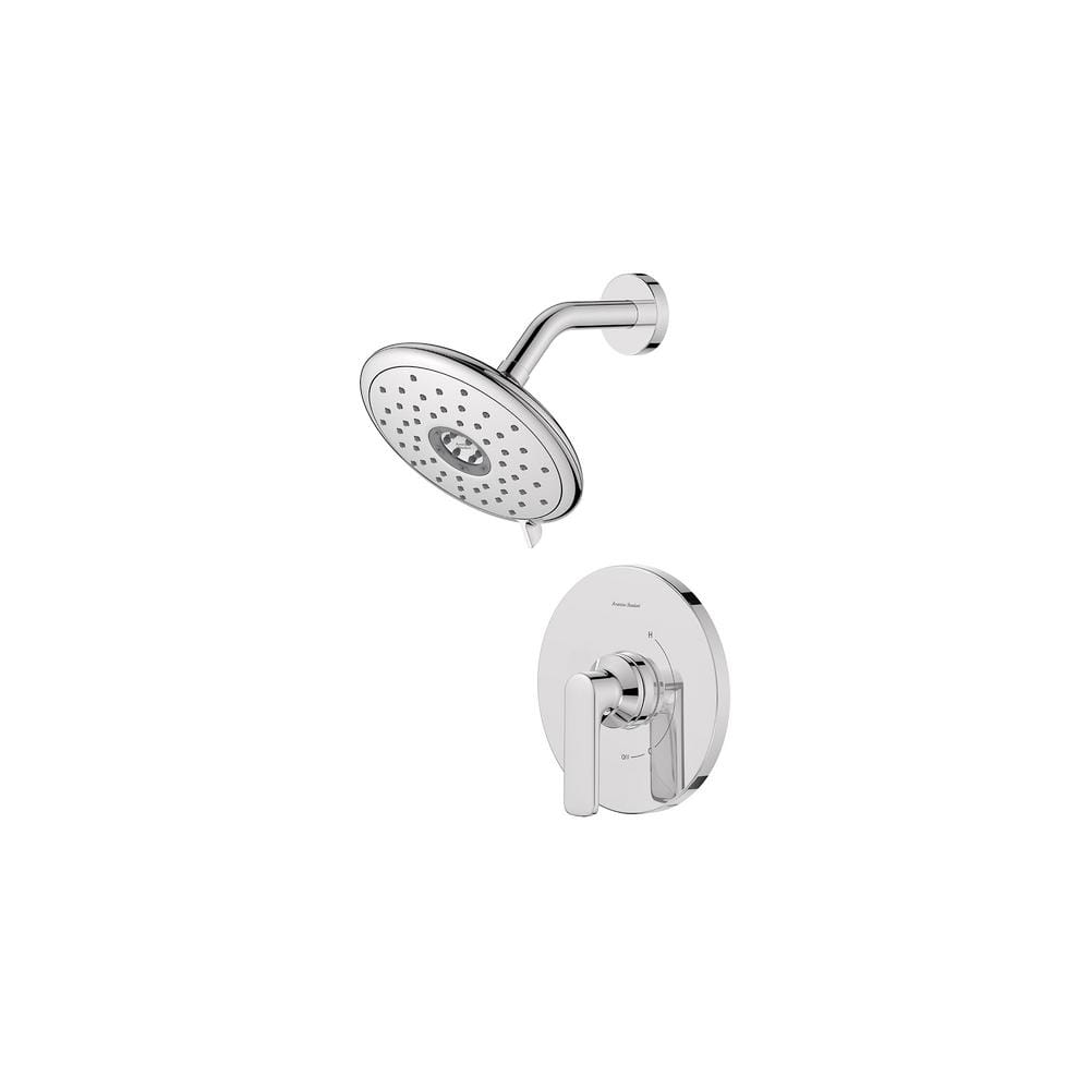 Aspirations Chrome Wall Mounted Shower Trim Kit with Lever Handle