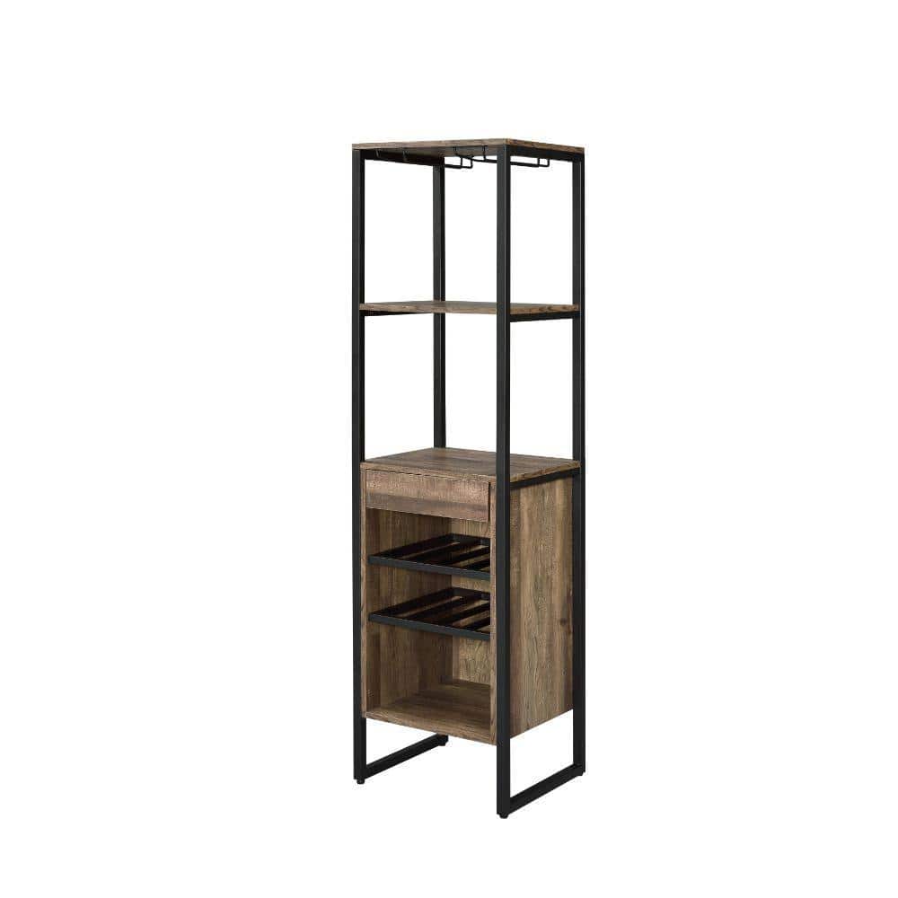 Narik Weathered Oak Bar Cabinet price history on PriceWatchPro