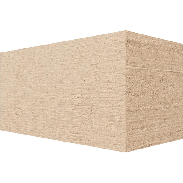 Ekena Millwork 6-in. x 6-in. x 12-in. Block Woodgrain, Primed Tan Timberthane Polyurethane Rafter Tail Brace