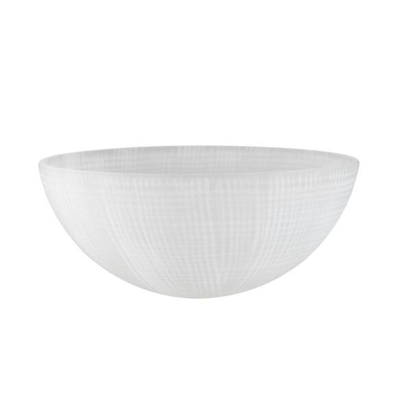 Unbranded 5-3/4 in. H x 13 in. Dia/Frosted Glass Shade For Torchiere Lamp, Swag Lamp and Pendant