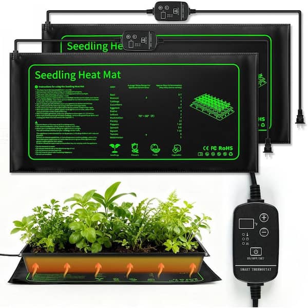Justincity 10in. 20in. Seed Starter Heating Mat with Adjustable