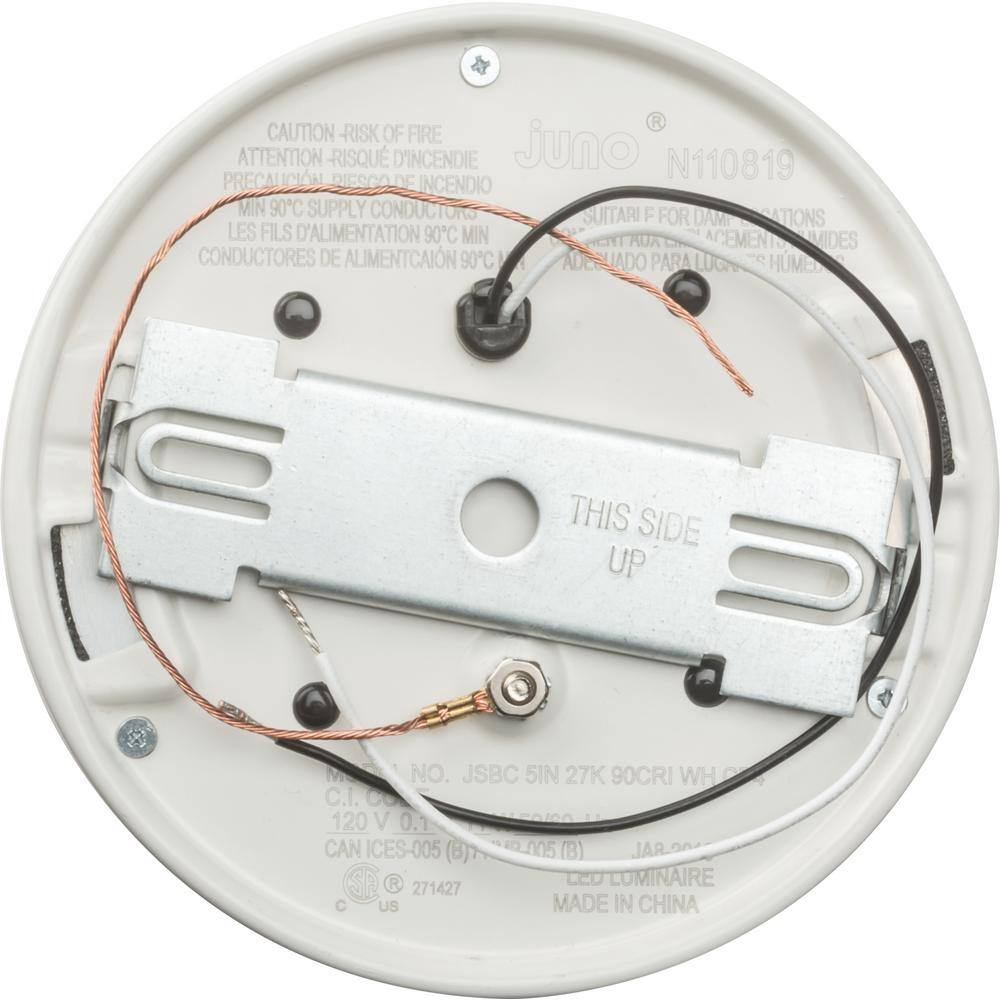 White 5-Inch LED Flush Mount Ceiling Light