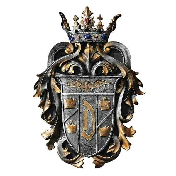 Design Toscano 21.5 in. x 15 in. Count Dracula's Coat of Arms Wall Plaque