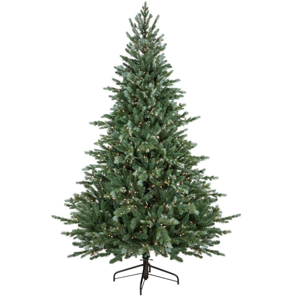 Real Touch️ Pre-Lit Medium Blue Spruce Artificial Christmas Tree-7 ft.-Clear Lights price history on PriceWatchPro