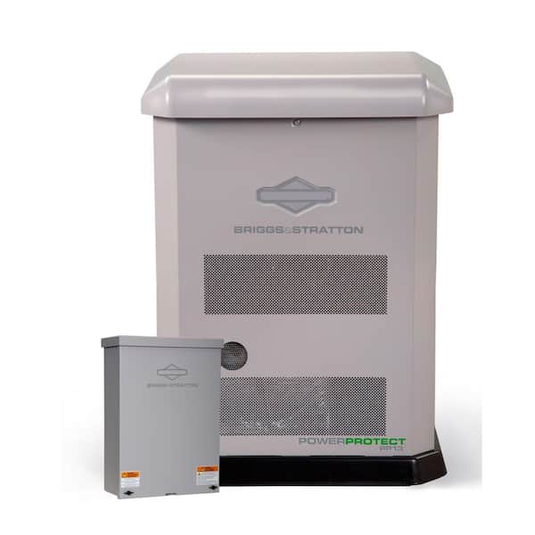 PowerProtect 13,000 Watt Air Cooled Home Standby Generator with 100A 16-Circuit Automatic Transfer Switch