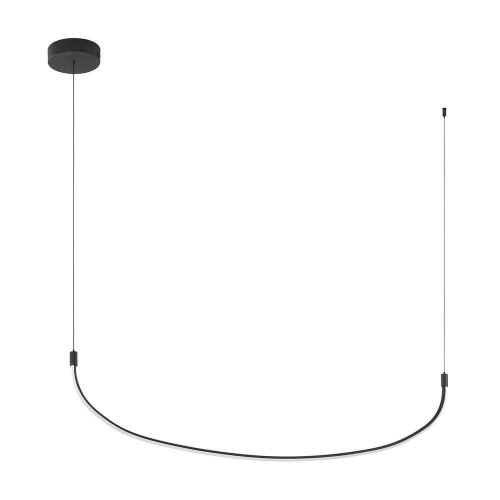 Talis Black Aluminum LED Island Pendant Light