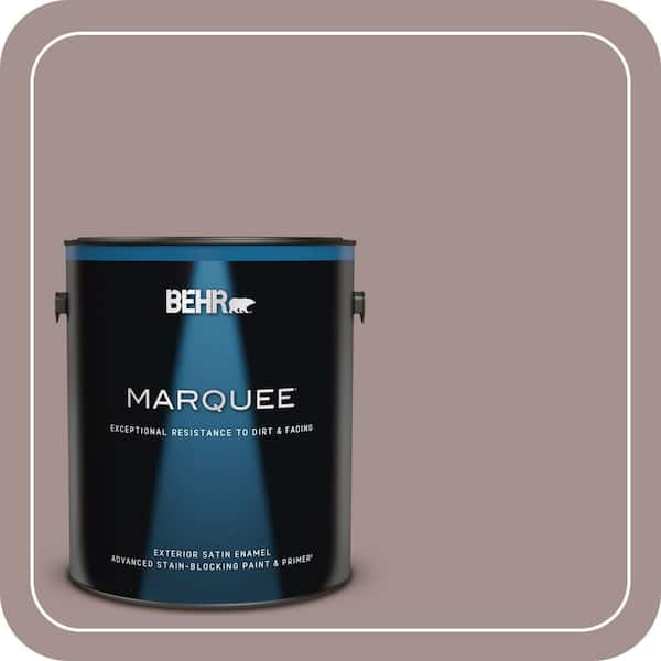 BEHR MARQUEE 1 gal. #MQ1-40 Tribeca Satin Enamel Exterior Paint & Primer