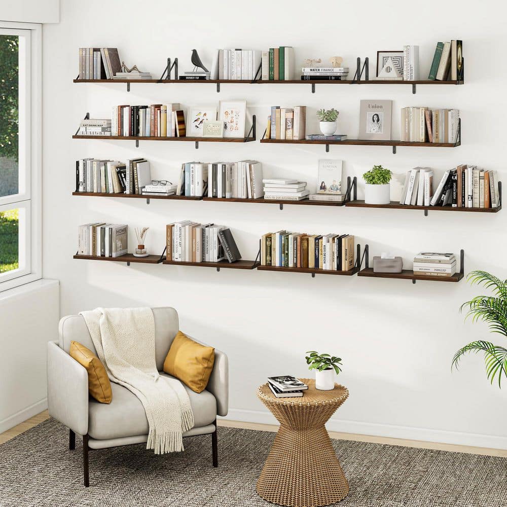 walnut-decorative-wall-shelves