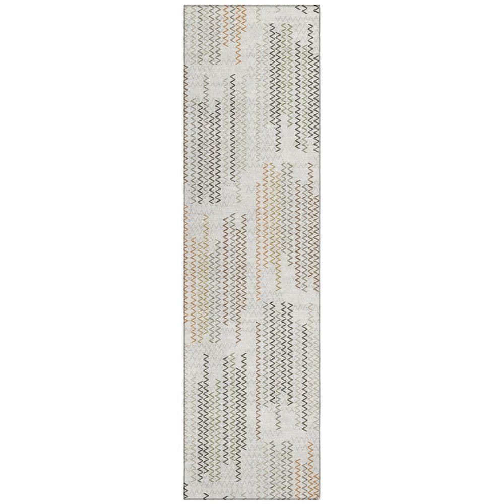 Chantille Machine Washable Indoor/Outdoor Abstract ACN2980 Ivory 2 ft. x 7 ft. Runner Rug price history on PriceWatchPro
