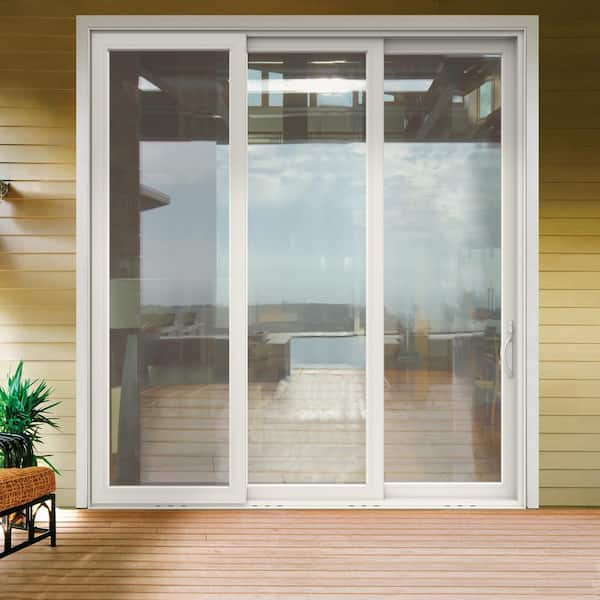 JELD-WEN V4500 Multi-Slide 105 in. x 120 in. Right-Hand Low-E White ...