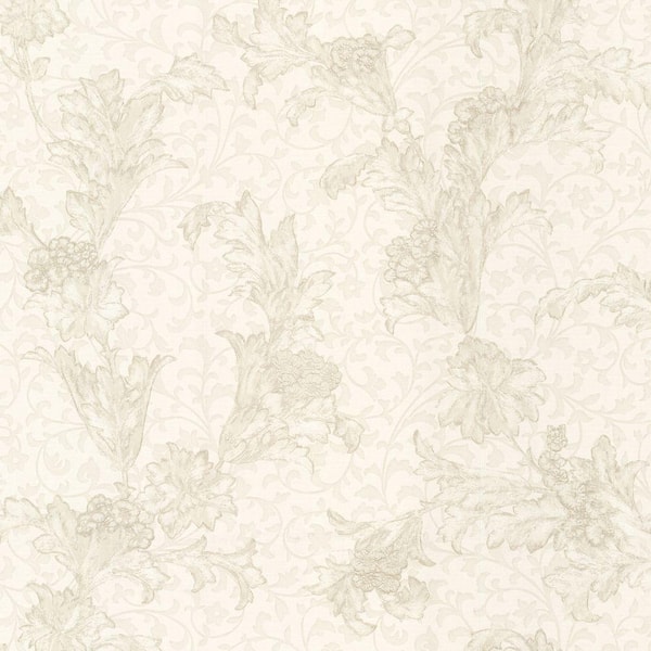 Mirage Empire Cream Floral Scroll Wallpaper