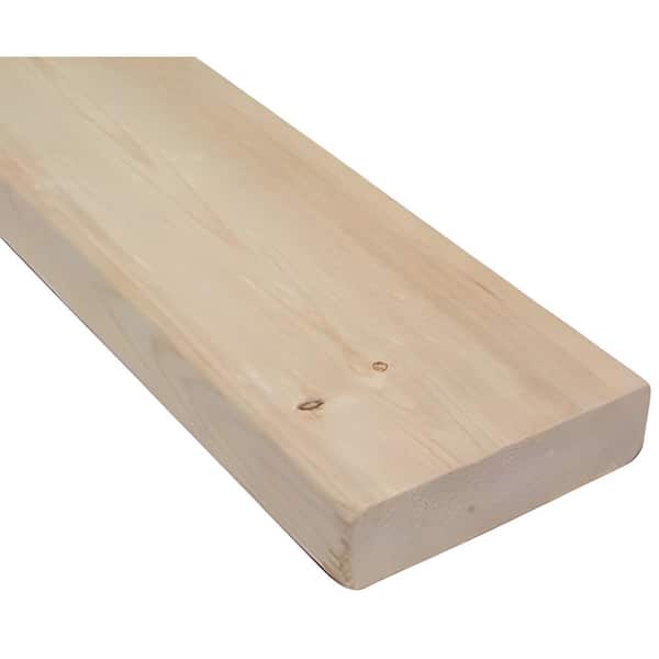 Unbranded 2 in. x 6 in. x 116-5/8 in. FIR #2 Standard Grade Dimensional Lumber