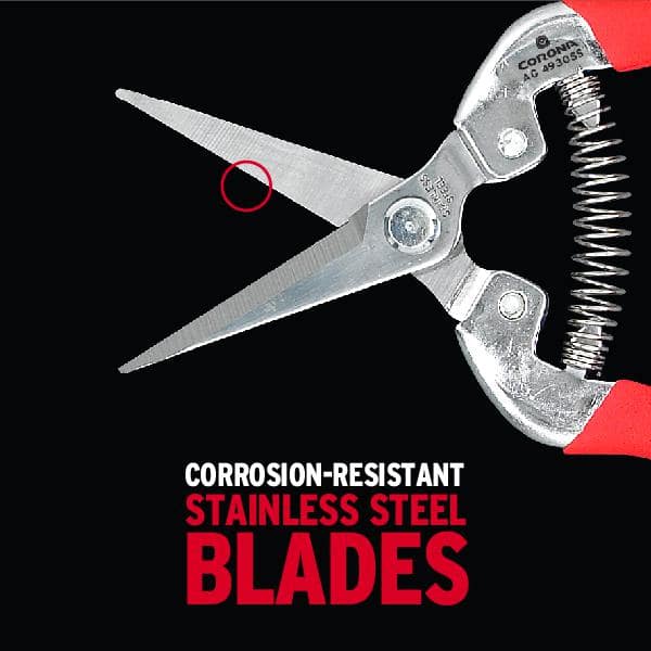 Corona 1.75 in. Stainless Steel Snips and 2.75 in. Steel Blade