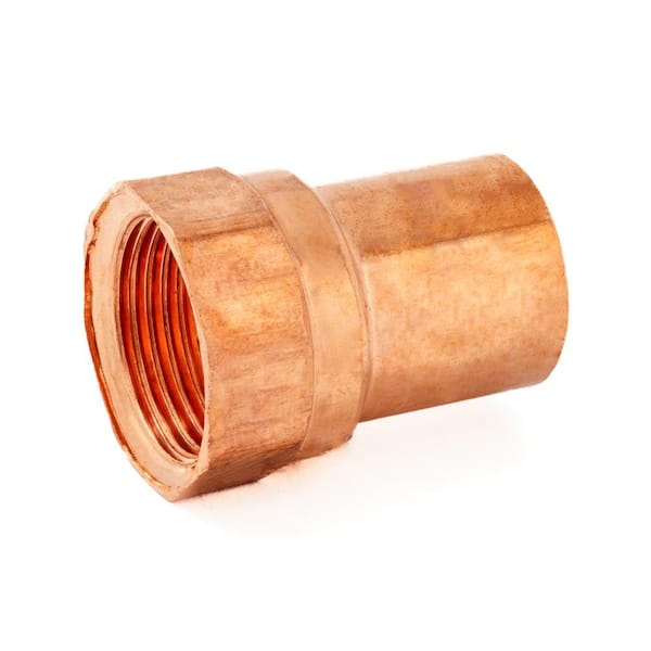 Everbilt 1 in. Copper Pressure Cup x FPT Female Adapter Fitting