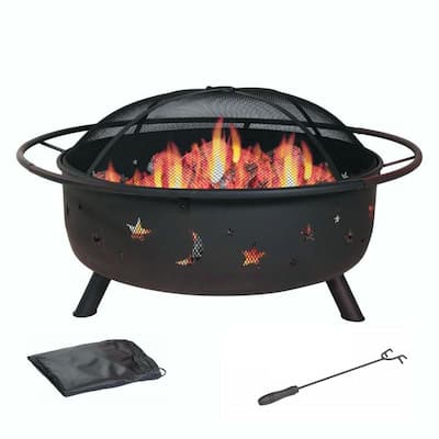 Rust Proof Wood Burning Fire Pits Fire Pits The Home Depot
